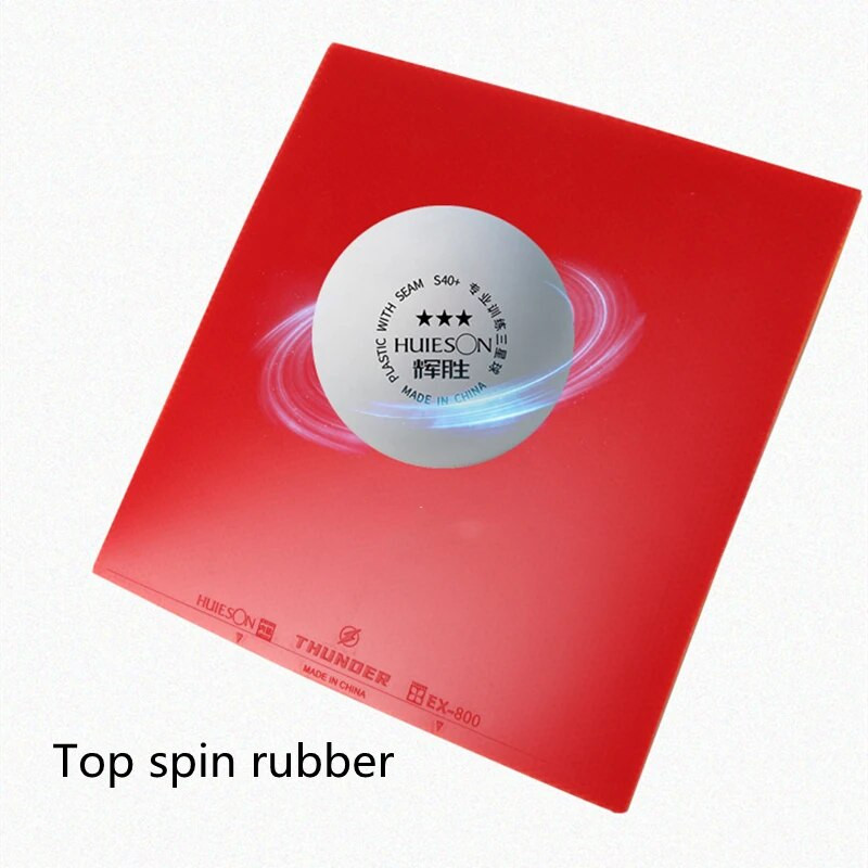 „Huieson Super Tacky“ stalo teniso guma „Thunder“, 2,2 mm vidutinio minkštumo kempinė stalo teniso guma profesionalioms treniruotėms