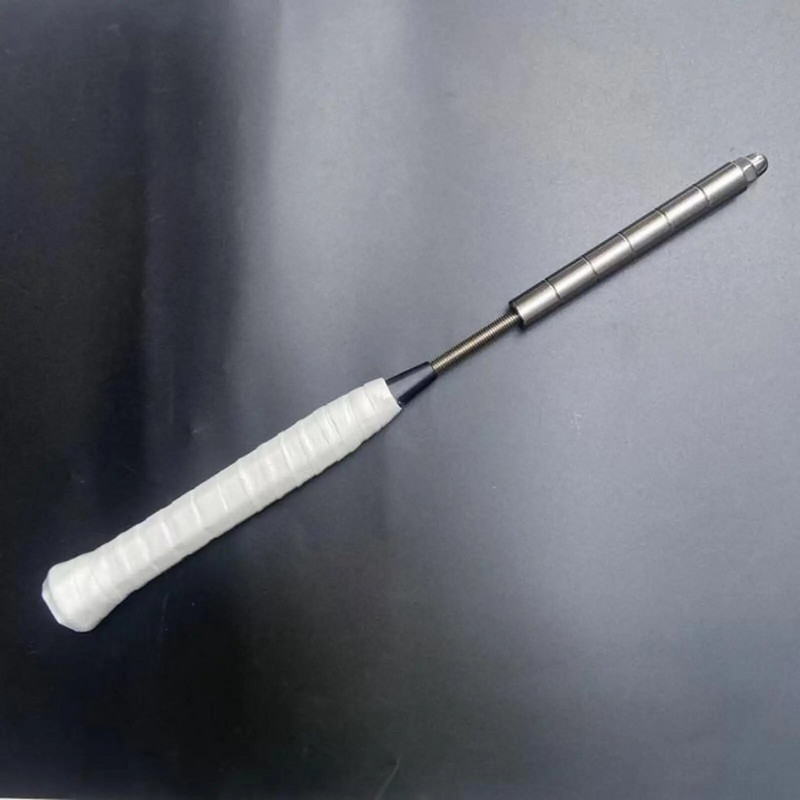 Badmintona rakešu trenažieru spēka ierīce, regulējams svars, spēka nūja, pirkstu plaukstas locītavas spēks, jaudas uzlabošanas sporta aprīkojums jaudai