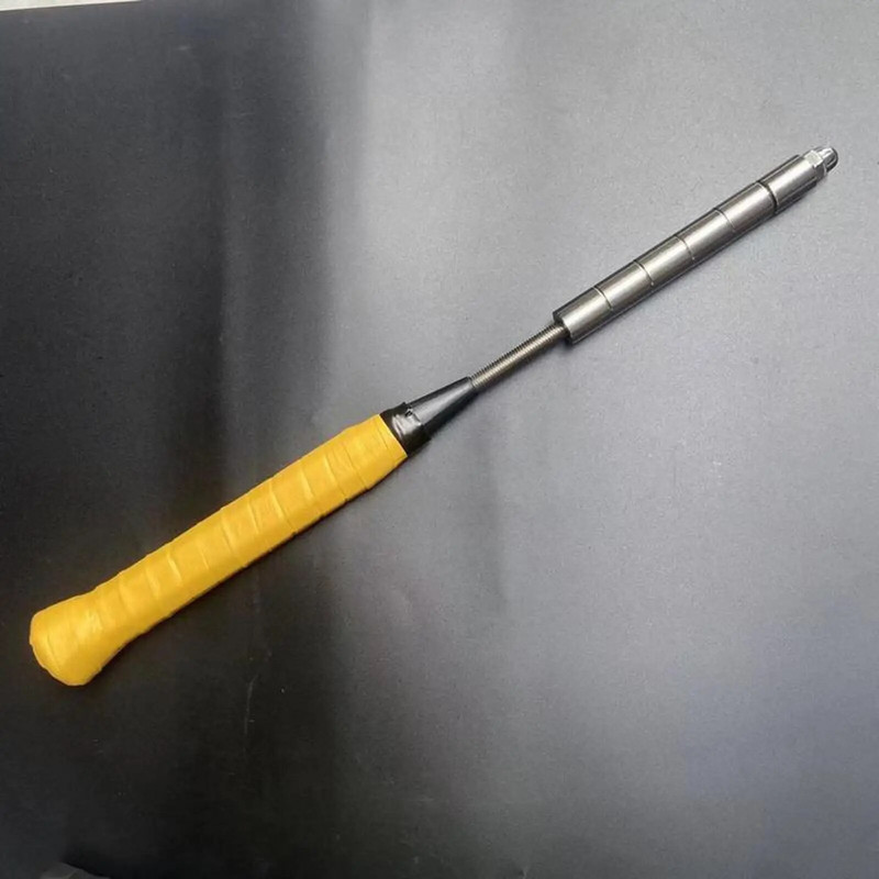 Badmintona rakešu trenažieru spēka ierīce, regulējams svars, spēka nūja, pirkstu plaukstas locītavas spēks, jaudas uzlabošanas sporta aprīkojums jaudai