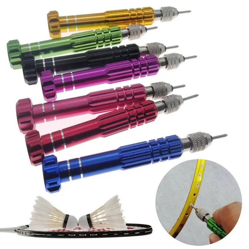 Αθλητικά προμήθειες Badminton Grommet Remover Racket Stringer Επισκευή Αξεσουάρ ρακέτας με κώνους χορδών Εργαλείο γενικής χρήσης