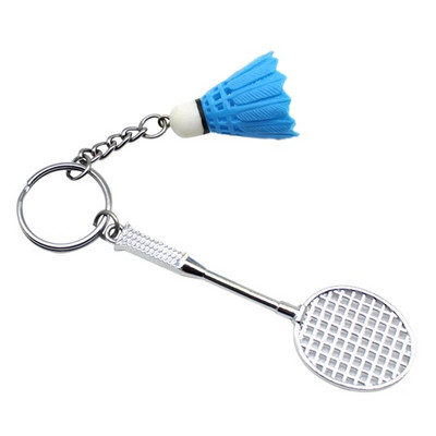Badminton pentru decorațiuni cu breloc pentru cheie, iubitori de sport pentru badminton creativ Bat Cu