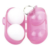 NAUJA Stalo teniso kamuoliukų dėžė kietas plastikinis dėklas stalo teniso kamuoliukų laikymo dėžutė su raktų pakabuku stalo teniso priedai Dovana