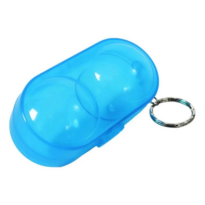 NAUJA Stalo teniso kamuoliukų dėžė kietas plastikinis dėklas stalo teniso kamuoliukų laikymo dėžutė su raktų pakabuku stalo teniso priedai Dovana