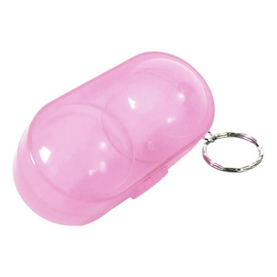 NAUJA Stalo teniso kamuoliukų dėžė kietas plastikinis dėklas stalo teniso kamuoliukų laikymo dėžutė su raktų pakabuku stalo teniso priedai Dovana