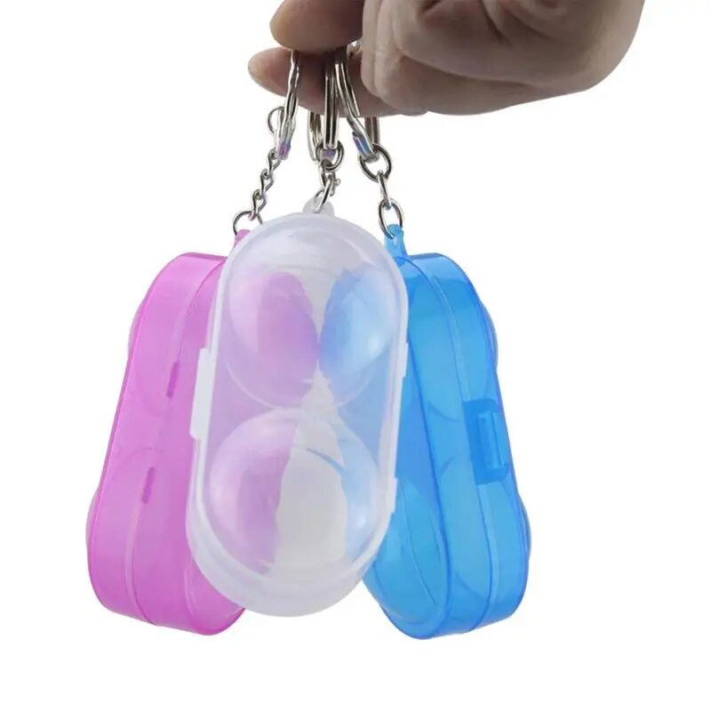 NAUJA Stalo teniso kamuoliukų dėžė kietas plastikinis dėklas stalo teniso kamuoliukų laikymo dėžutė su raktų pakabuku stalo teniso priedai Dovana