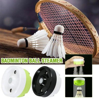 Capac umidificator Volan de badminton Aer cu abur care face Battledore Adaptor pentru mușcă hidratant cu pene de 3 ori durabil