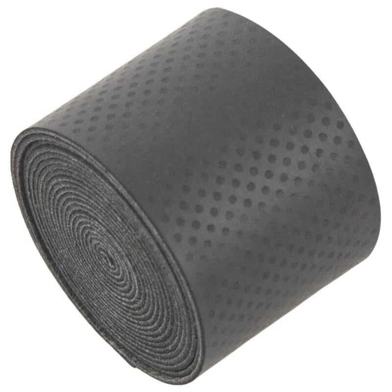 2X badmintona tenisa raketes rokturis virs roktura, sviedru josla, melna