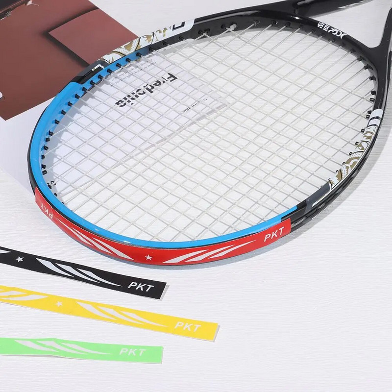 Badmintono raketės galvos krašto apsauginė juosta, lipni nuo dažymosi, atspari dilimui, sportinio badmintono priedai