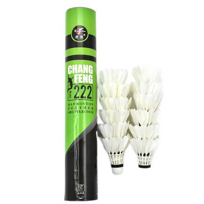 12 gab badmintona bumbiņu pīļu spalvu badmintona kurpes ar putu galviņu atkārtoti lietojams ļoti stabils badmintons iesācējiem