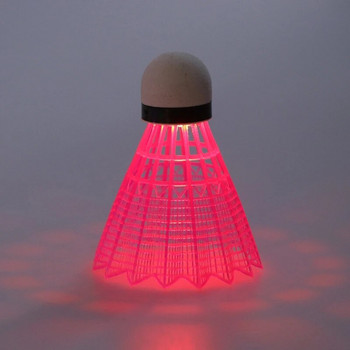 3бр. Светещи LED топки за бадминтон, светещи пластмасови волани за бадминтон Цветни светещи топки