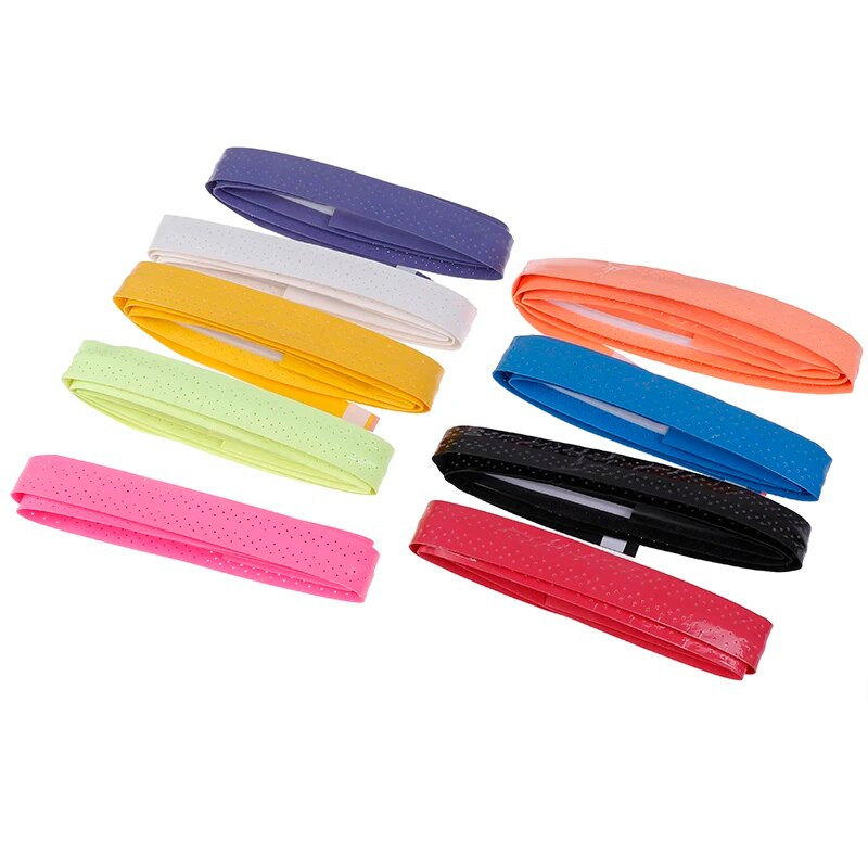 Pretslīdes rakešu tenisa badmintona makšķeres sviedru absorbcijas roktura satvērēja lente