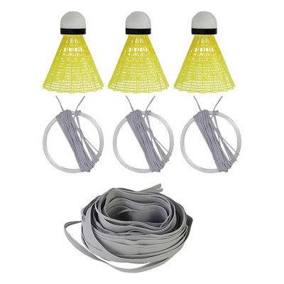 Shuttlecocks badmintonam āra kvēlojošās pašlīmējošās badmintona bumbas Vieglie treniņu piederumi, pārnēsājami augsti elastīgi