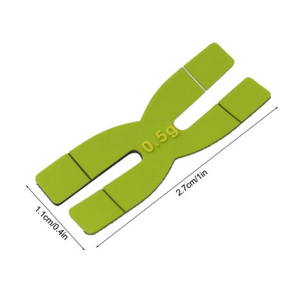 Greutate rachetă de badminton 0,5 g Benzi de echilibru pentru capul rachetei Benzi de rachetă de tenis în formă de H pentru accesorii sportive de badminton