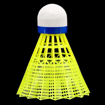 Nylon Badminton Balls Ανθεκτική ελαφριά μπάλα προπόνησης Πλαστικό Shuttle Cork Fonmed Head Outdoor Sports Badminton Αξεσουάρ 6τμχ