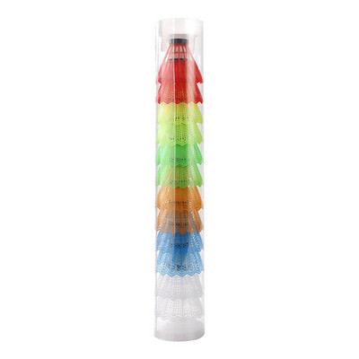 12 buc. Volan de badminton din plastic Badminton ușor pentru antrenament Badminton portabil pentru antrenament pentru divertisment pentru copii