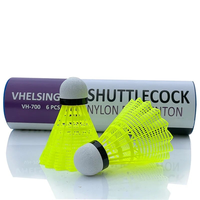 6 tk suure stabiilsuse ja vastupidavusega sulgpalli sulgpallid Shuttlecock siseruumides välisspordiks kiirtreeninguks