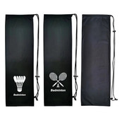 Geanta pentru husa pentru racheta de badminton Geanta moale pentru depozitare Buzunar cu cordon Protectie portabila pentru racheta de tenis