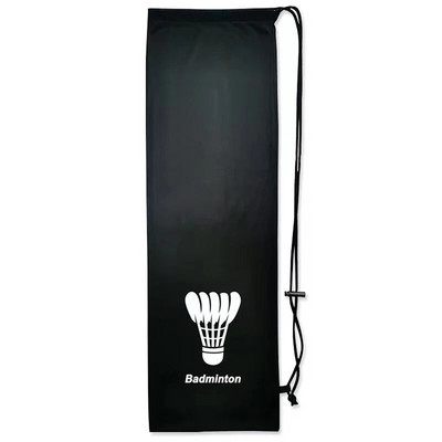 Geanta pentru husa pentru racheta de badminton Geanta moale pentru depozitare Buzunar cu cordon Protectie portabila pentru racheta de tenis