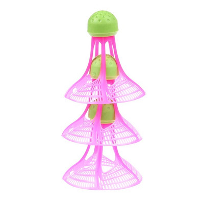 3 db/csomag szélálló tollaslabda kültéri tollaslabda szélálló műanyag labda nylon tollaslabda stabil ellenállású sport edzőlabdák