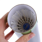 12GB Zoss Spalvas Shuttlecocks Badmintons Āra Sporta Shuttlecock Balts Treniņspēlei Lidojuma Stabilitāte Izturīgas bumbas