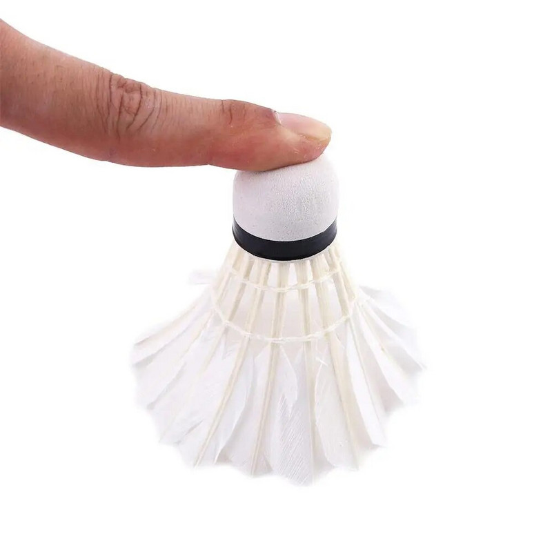 12GB Zoss Spalvas Shuttlecocks Badmintons Āra Sporta Shuttlecock Balts Treniņspēlei Lidojuma Stabilitāte Izturīgas bumbas
