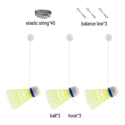 Antrenori de badminton Stretch cu mașină profesională de badminton Rachetă de antrenament pentru auto-studiu Accesor de antrenament pentru robot sportiv Z2G3