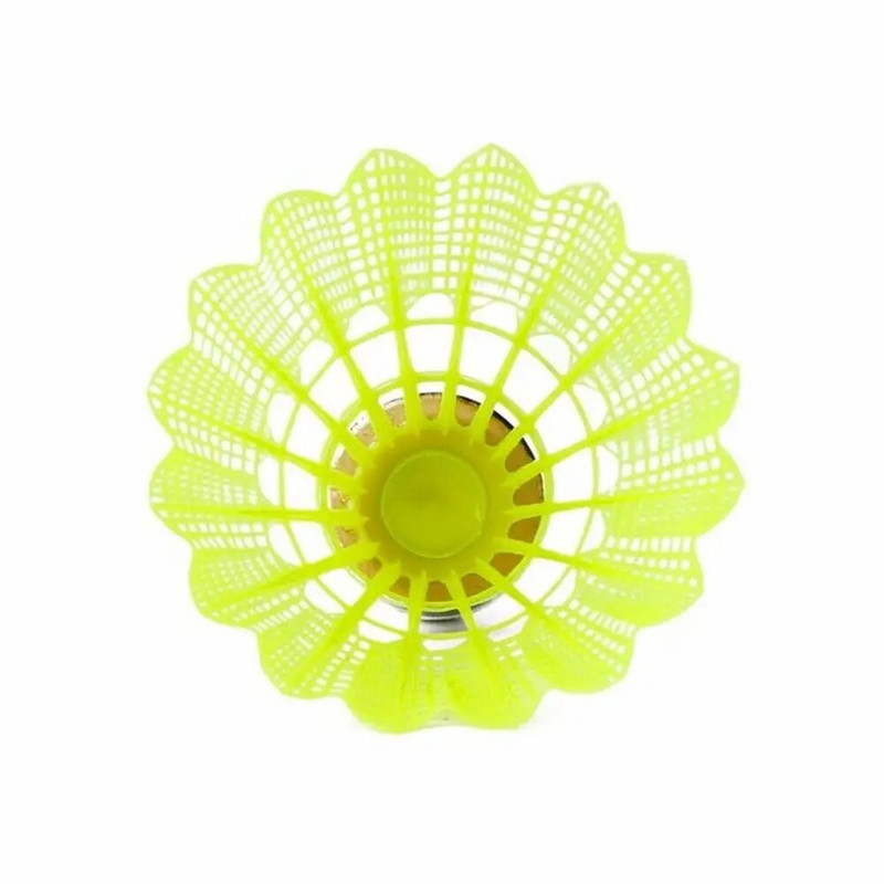 Patvarūs šaudykla, geltona nailoninė, badmintono šaudykla Vidaus lauko sporto badmintono treniruočių kamuoliai