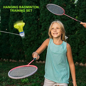 Glowing Badminton Trainers Stretch Professional Badminton Racket Training Sport Self-study Practice Training Αξεσουάρ