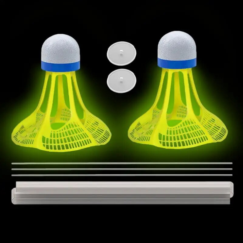 Kvēlojoši badmintona trenažieri Stretch profesionālie badmintona rakešu treniņi, sporta pašmācības prakses treniņu piederumi.