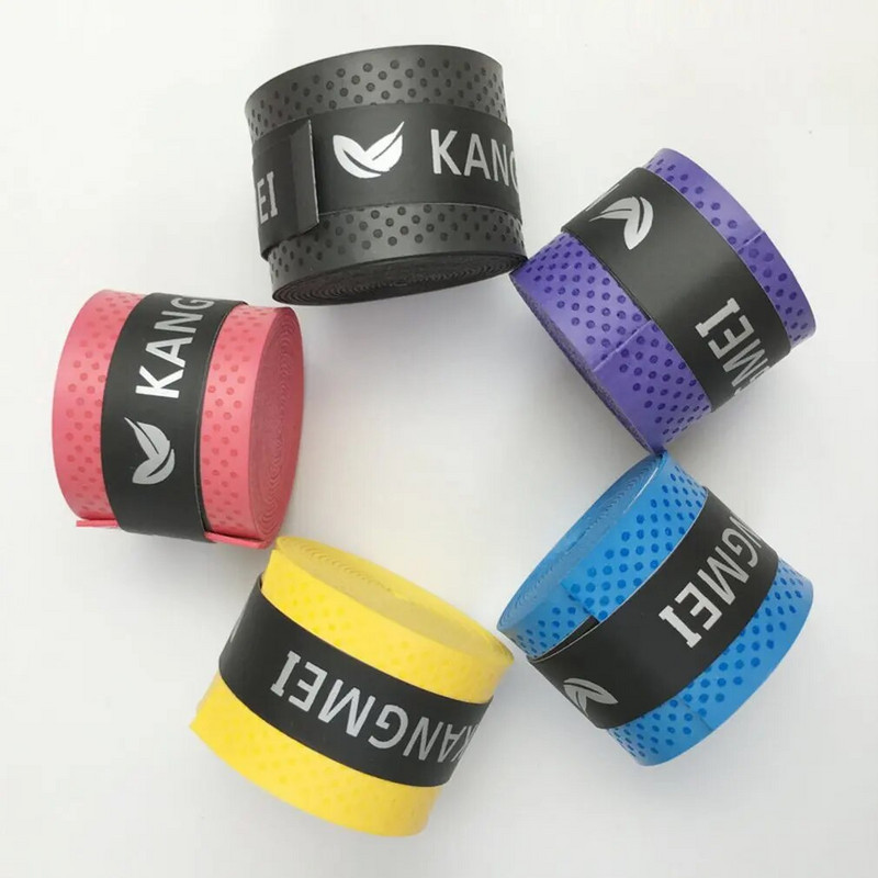 Elastīga tenisa rakete PU pārklājums, pretslīdošs, sviedri absorbēts, mīksts ietīšanas taps Tenisa rakešu slāpētājs, sauss/vibrācijas lipīgs plāns tips