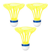 3 bucăți minge de badminton în aer liber minge din plastic pentru antrenament sportiv Volane de badminton de culoare