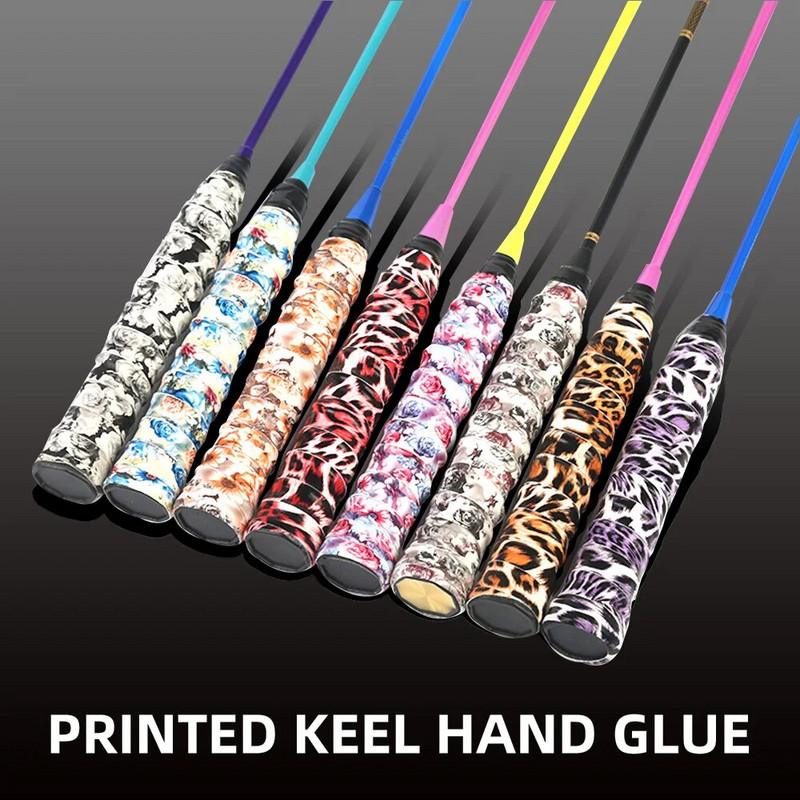 Tenisa rakešu pārsegumi Pretslīdēšanas sviedru lente Absorbēti Aptinumi Badmintona Rakešu OverGrip Makšķerēšanas Slidojošs sviedru joslas rokturis