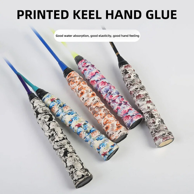 Tenisa rakešu pārsegumi Pretslīdēšanas sviedru lente Absorbēti Aptinumi Badmintona Rakešu OverGrip Makšķerēšanas Slidojošs sviedru joslas rokturis