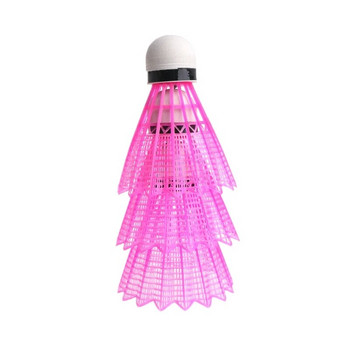 3 τεμ. LED λαμπερό φωτιστικό πλαστικό Badminton Shuttlecocks Πολύχρωμες μπάλες φωτισμού Χονδρική Dropshipping