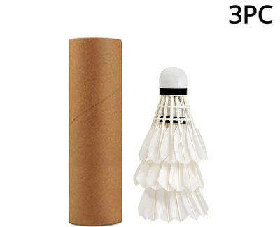 3/6 buc. Instrumente sportive cu minge de înaltă calitate. Cap de spumă durabil, textura moale, rachetă de badminton, pene de gâscă.