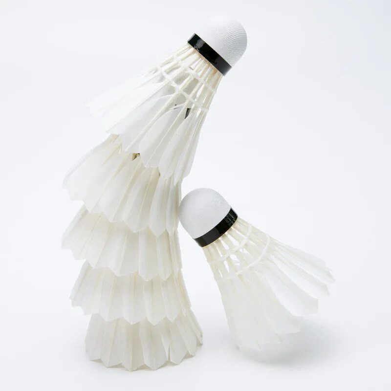 3/6 τμχ Αθλητικά εργαλεία μπάλας υψηλής ποιότητας Ανθεκτική κεφαλή αφρού μαλακής υφής Ρακέτα μπάντμιντον Φτερό χήνας μπάντμιντον