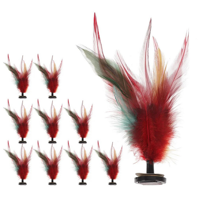 10 tk Hiina Jianzi Shuttlecocks Kick Shuttlecocks Jianzi Kick Shuttlecocks Mäng Hiina Kick Shuttlecocks Game