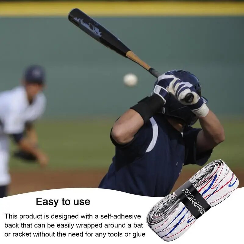 Sikspārņu satvērēja lente beisbolam 1 m absorbē sviedru tenisa satvērēju raketes roktura rokturi PU pretslīdēšanas sviedru lentes lente hanteles makšķerēšanai