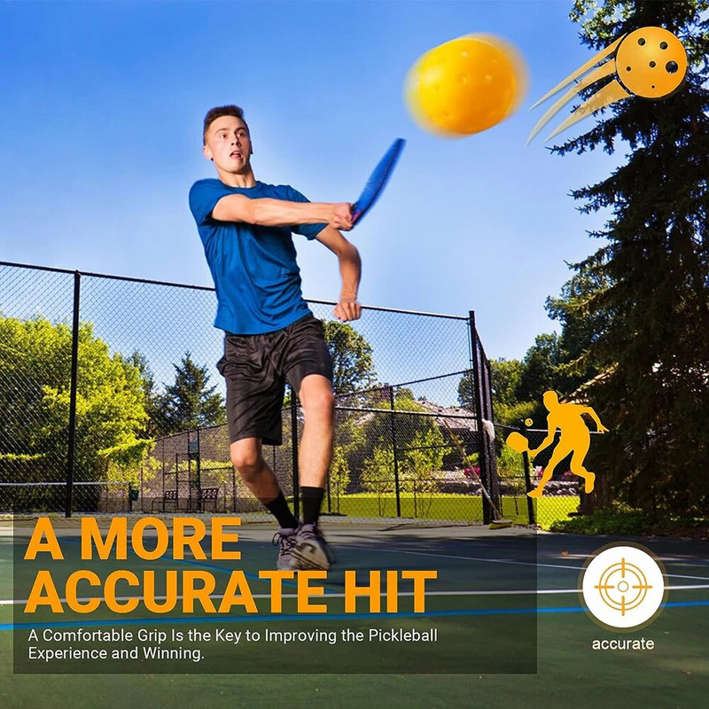 2 pack Pickleball lāpstiņas roktura lente ar paceltu izciļņu aizstājēju Pickleball Overgrip ietīšana sviedru absorbcijai un pretslīdēšanai