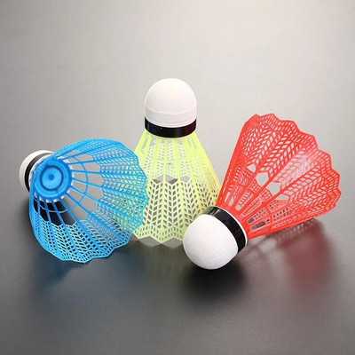 Πολύχρωμα αντιανεμικά αξεσουάρ προπόνησης Badminton 6/12PCS Φορητά αθλητικά προμήθειες Badminton Wind Resistance