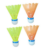 4 bucăți mingi de badminton strălucitoare, accesorii sportive, volane LED roșii