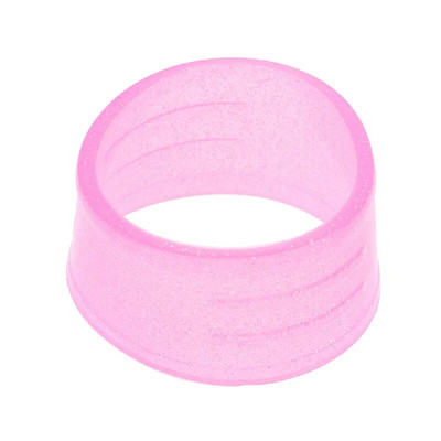 Χρώμα φθορισμού δακτυλίου σιλικόνης λαβές ρακέτας τένις Σταθερές λαβές τένις Stretchy Sports Fix