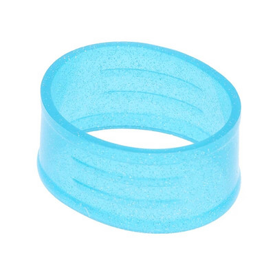 Χρώμα φθορισμού δακτυλίου σιλικόνης λαβές ρακέτας τένις Σταθερές λαβές τένις Stretchy Sports Fix