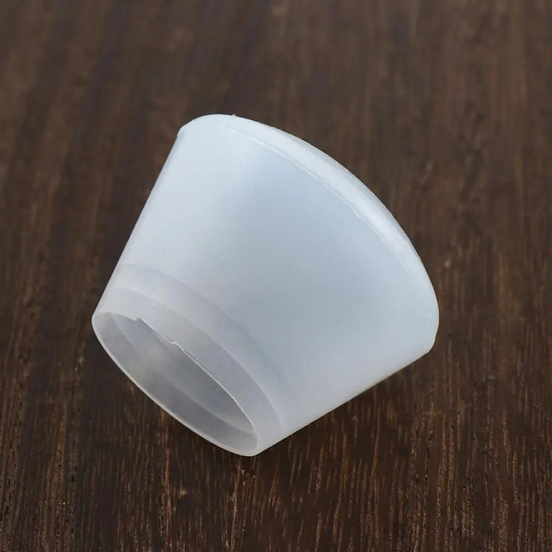 Θήκη ρακέτας σιλικόνης Διάφανη λευκή λαβή Καπάκι άκρου ρακέτας Power καπάκι κάλυμμα ρακέτας τένις Ενεργειακό μανίκι τένις