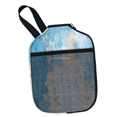 Ūdensnecaurlaidīgs lāpstiņas pārsegs - Izturīgs Pickleball Rakešu futrālis - Aizsargpiedurkne ar rāvējslēdzēju - Kvalitatīvi aksesuāri