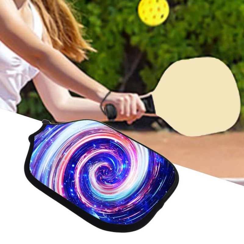 Ūdensnecaurlaidīgs lāpstiņas pārsegs - Izturīgs Pickleball Rakešu futrālis - Aizsargpiedurkne ar rāvējslēdzēju - Kvalitatīvi aksesuāri