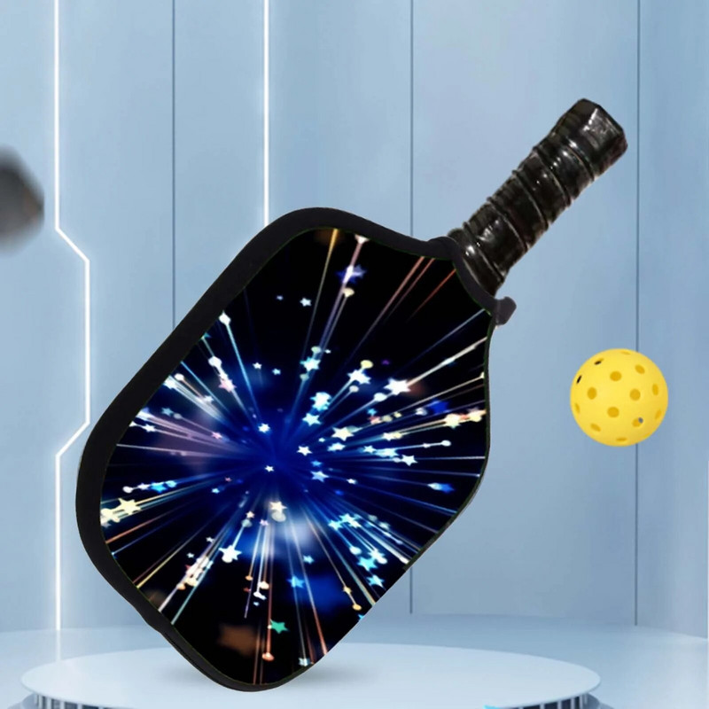 Ūdensnecaurlaidīgs lāpstiņas pārsegs - Izturīgs Pickleball Rakešu futrālis - Aizsargpiedurkne ar rāvējslēdzēju - Kvalitatīvi aksesuāri