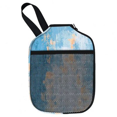Κάλυμμα Pickleball με τσάντα αποθήκευσης κορδόνι με μπροστινή τσάντα από πλέγμα νεοπρένιο Υλικό για ρόπαλο πινγκ πονγκ Θήκη κουπιών