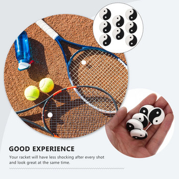 8 τμχ Αμορτισέρ ρακέτας τένις Κινέζικο αμορτισέρ Silica Gel Practical Dampeners