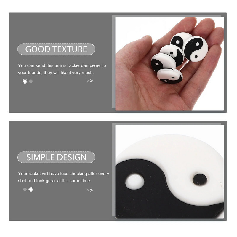 8 tk tennisereketi amortisaatoriga Hiina amortisaator silikageelist praktilised amortisaatorid